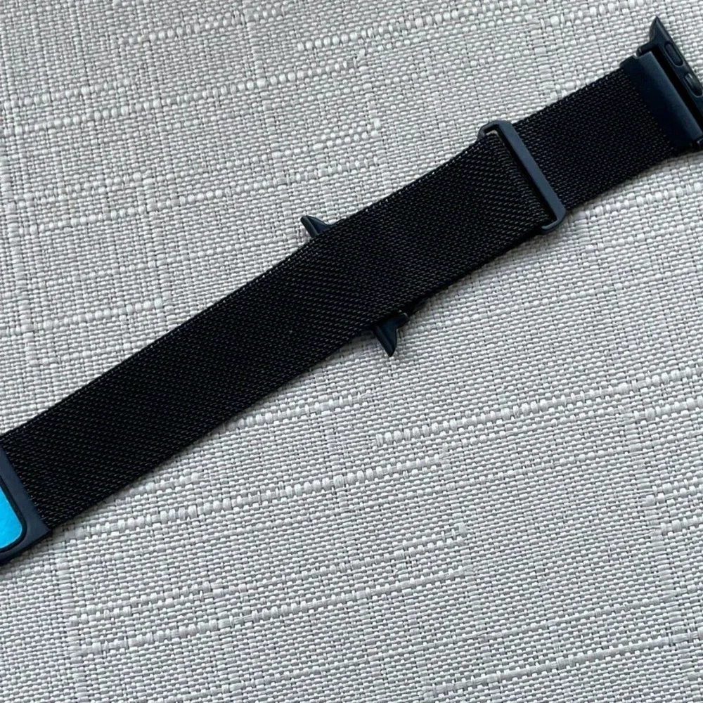 Unbranded Replacment Band for iWatch Black Mesh Metal Strap Band Size 42mm
